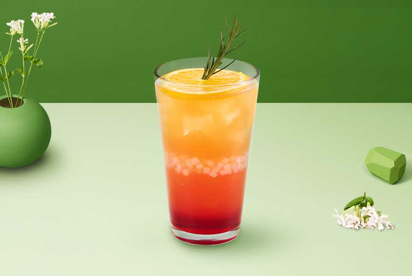 Lychee Sunrise Ade