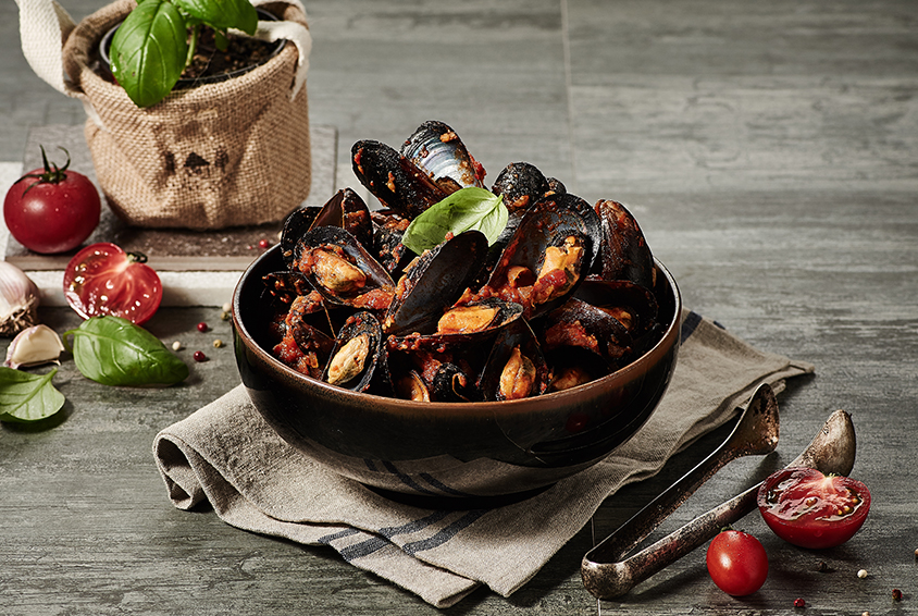 Tomato Steamed Mussel