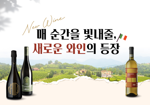매 순간을 빛내줄 새로운 와인의 등장🍷